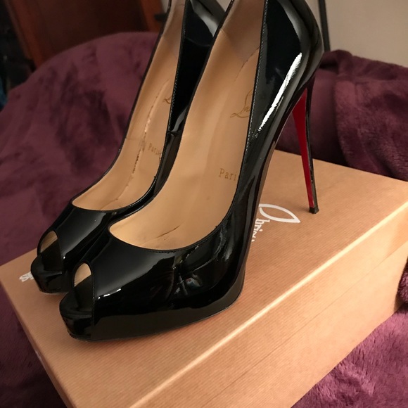 Christian Louboutin New Very Prive Black Heels - Picture 3 of 7